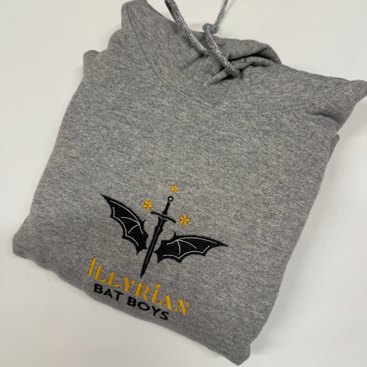 Illyrian Bat Boys Grey XL Hoodie