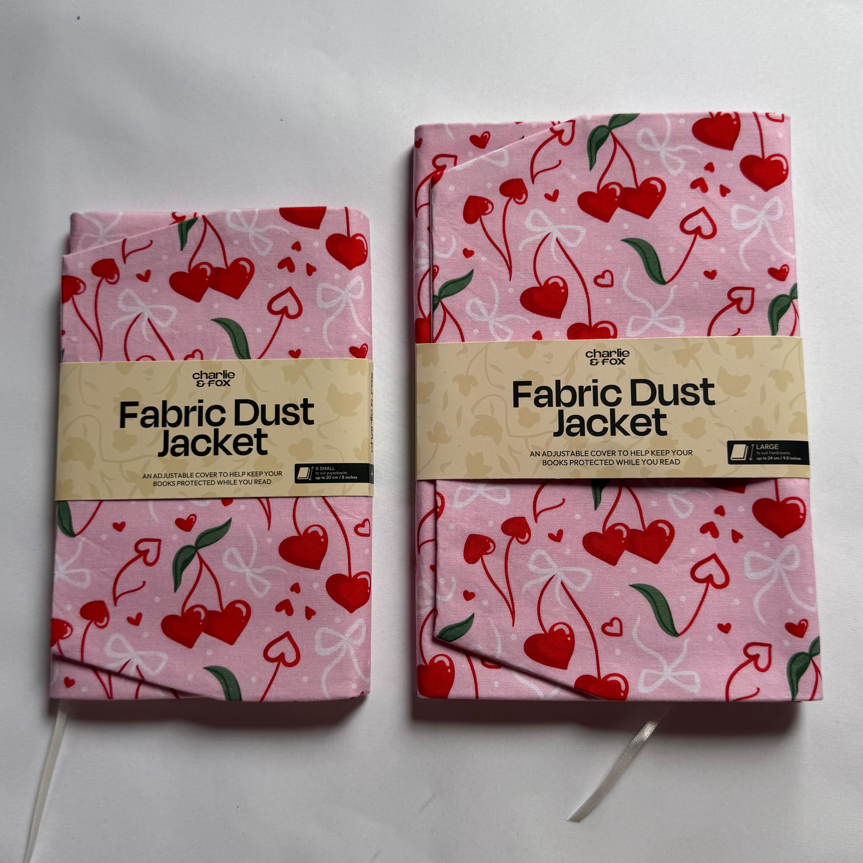 Cherry Hearts Dust Jacket - ONLY 4 XS & 8 L LEFT