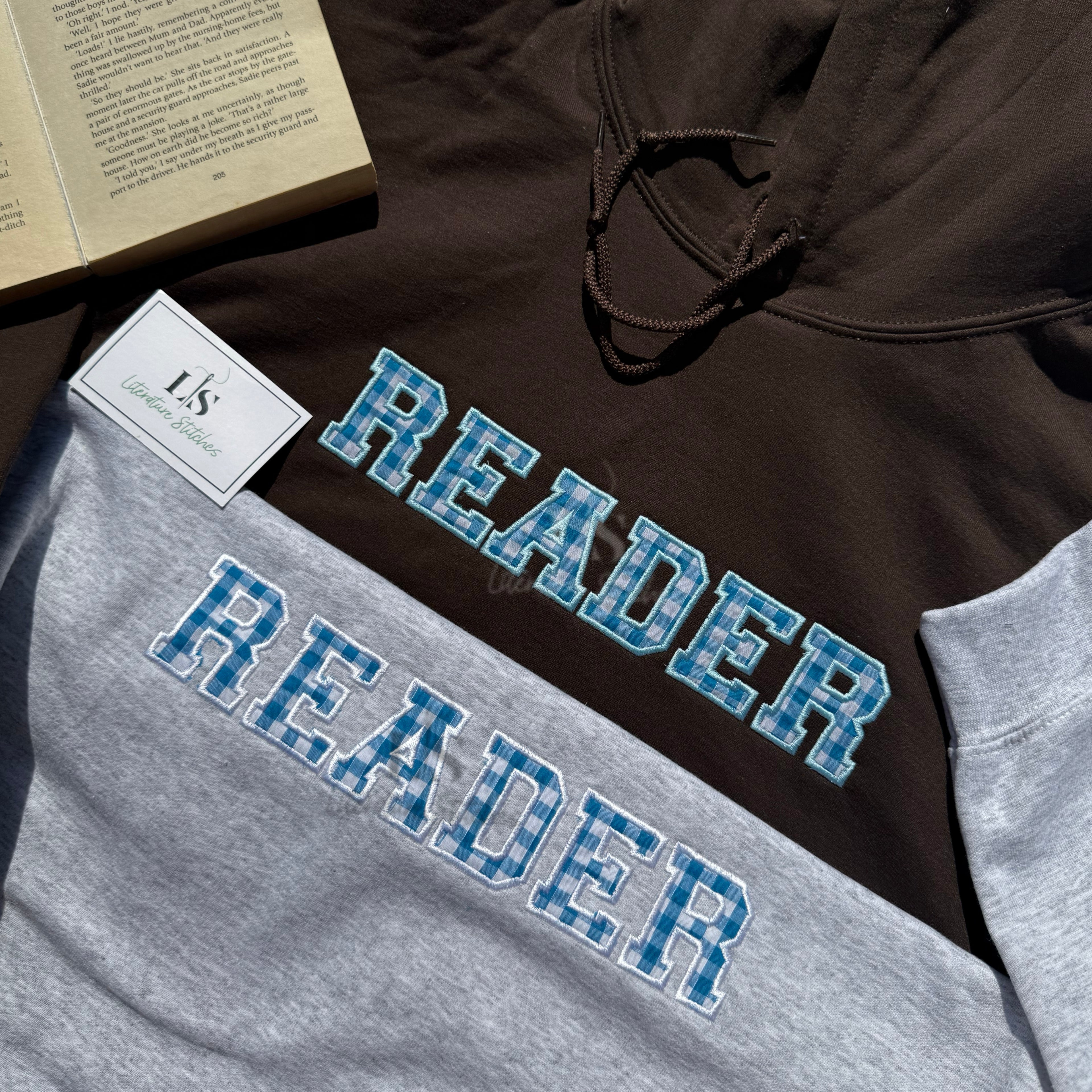 Reader Blue Gingham