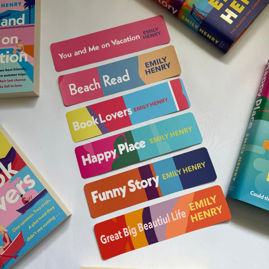 Emily Henry Bookmarks Full Set