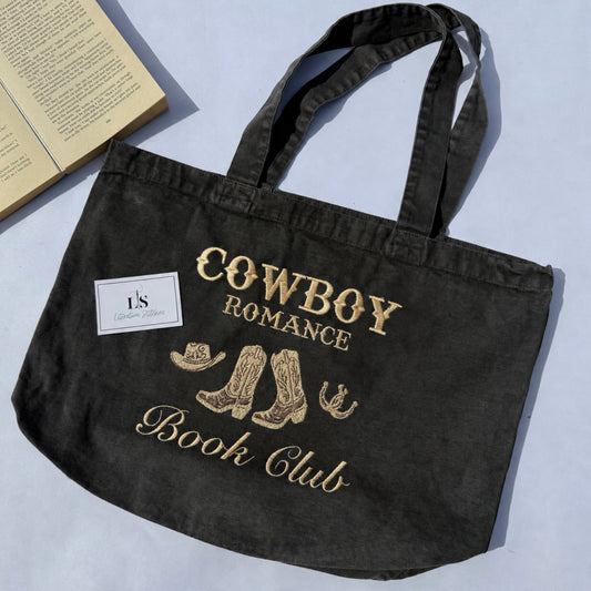 Cowboy Romance Book Club Tote Bag