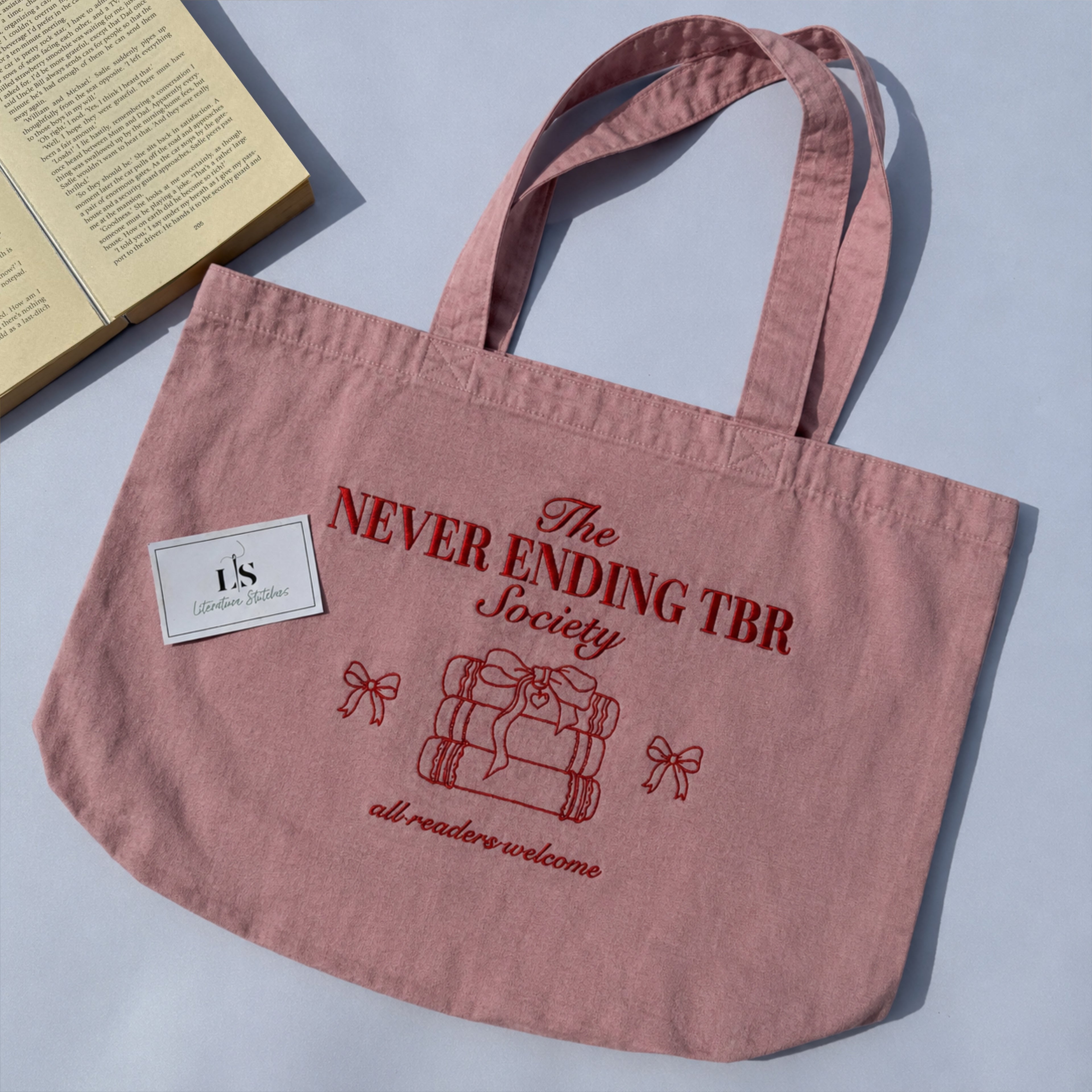 The Never Ending TBR Society Tote Bag