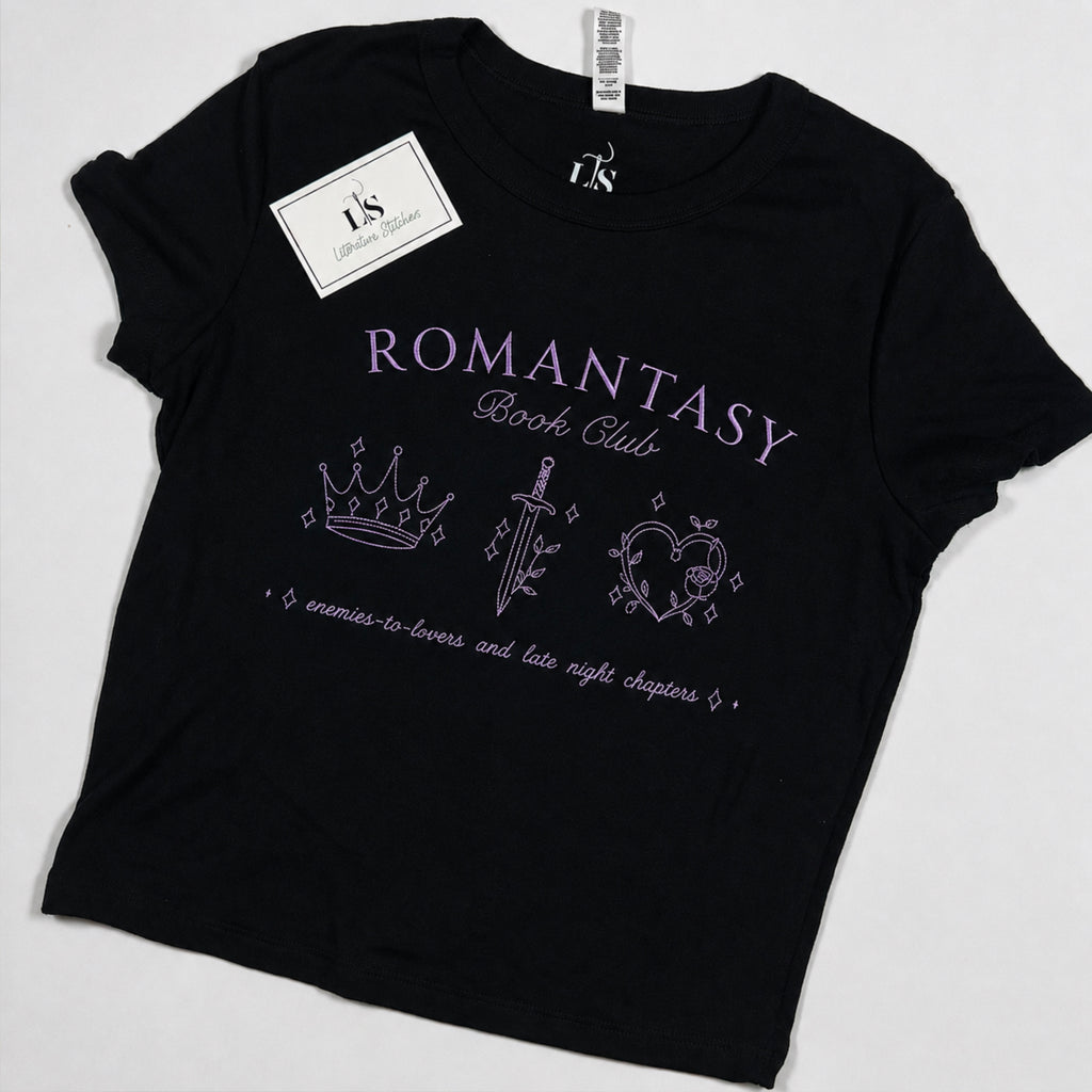 Romantasy Book Club Baby Tee
