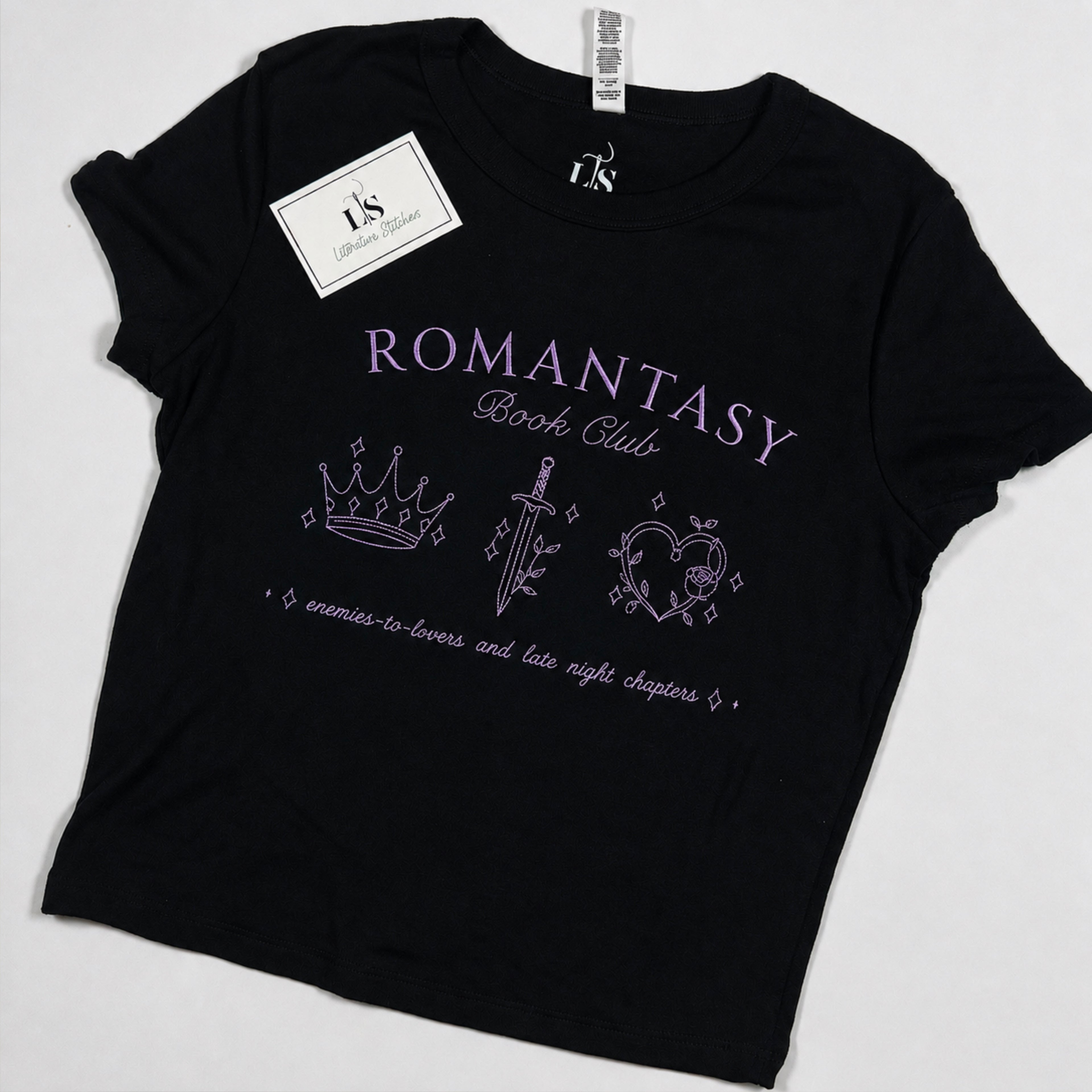 Romantasy Book Club Baby Tee