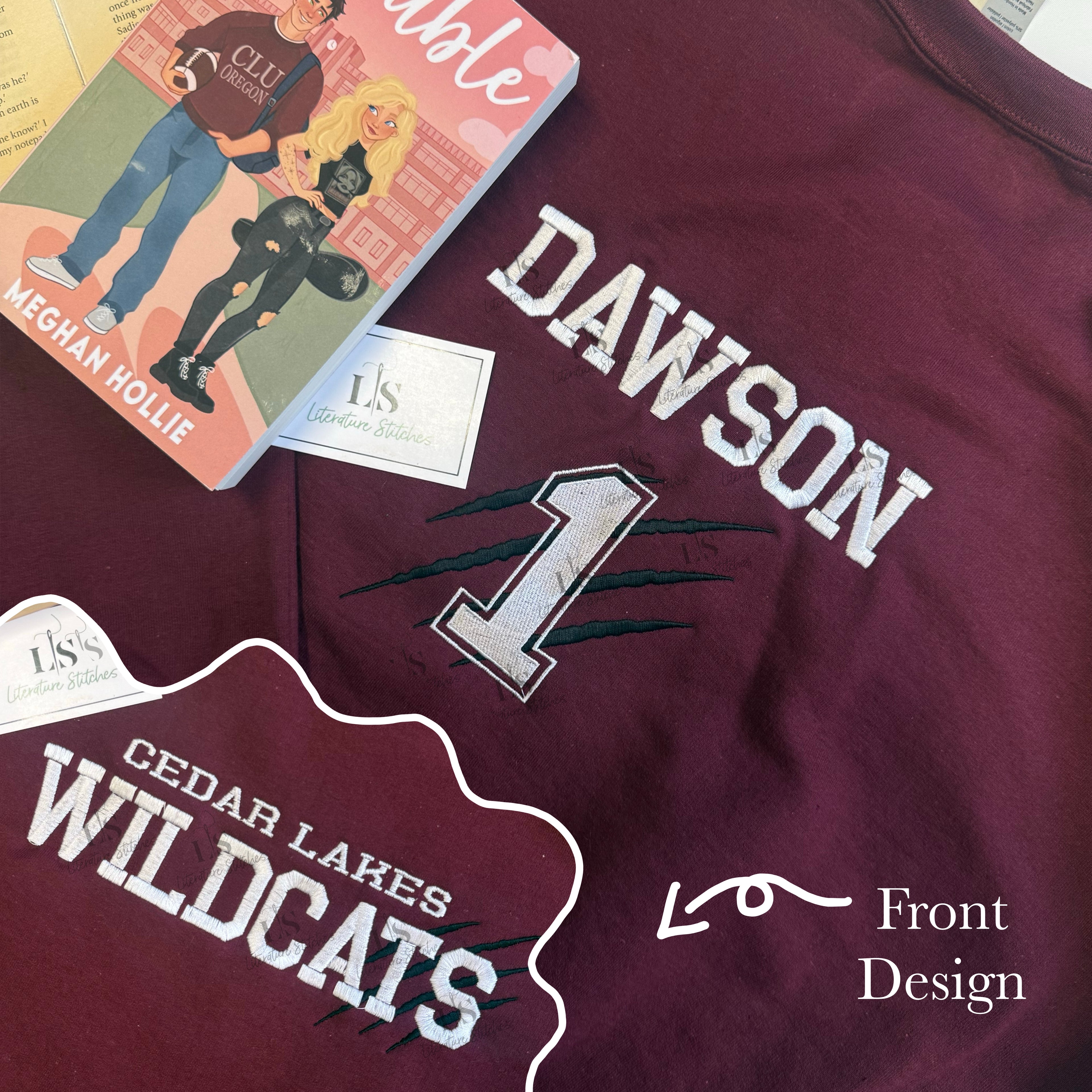 Meghan Hollie Cedar lakes wildcats sweatshirt