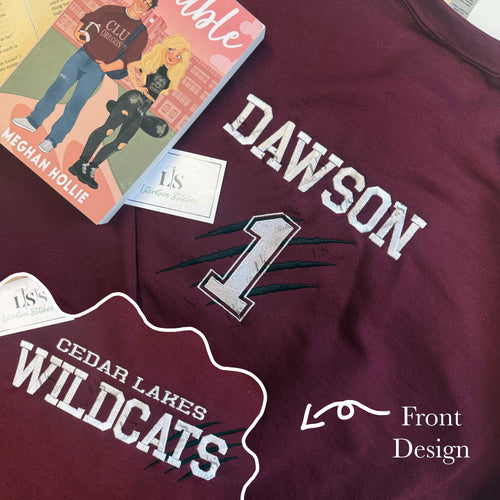 Meghan Hollie Cedar lakes wildcats sweatshirt