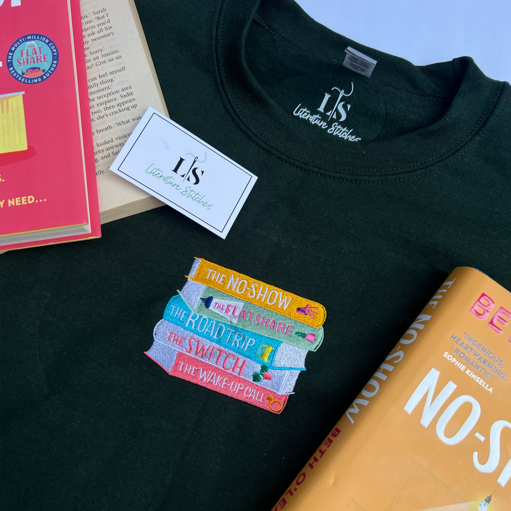 beth o'leary bookstack sweatshirt
