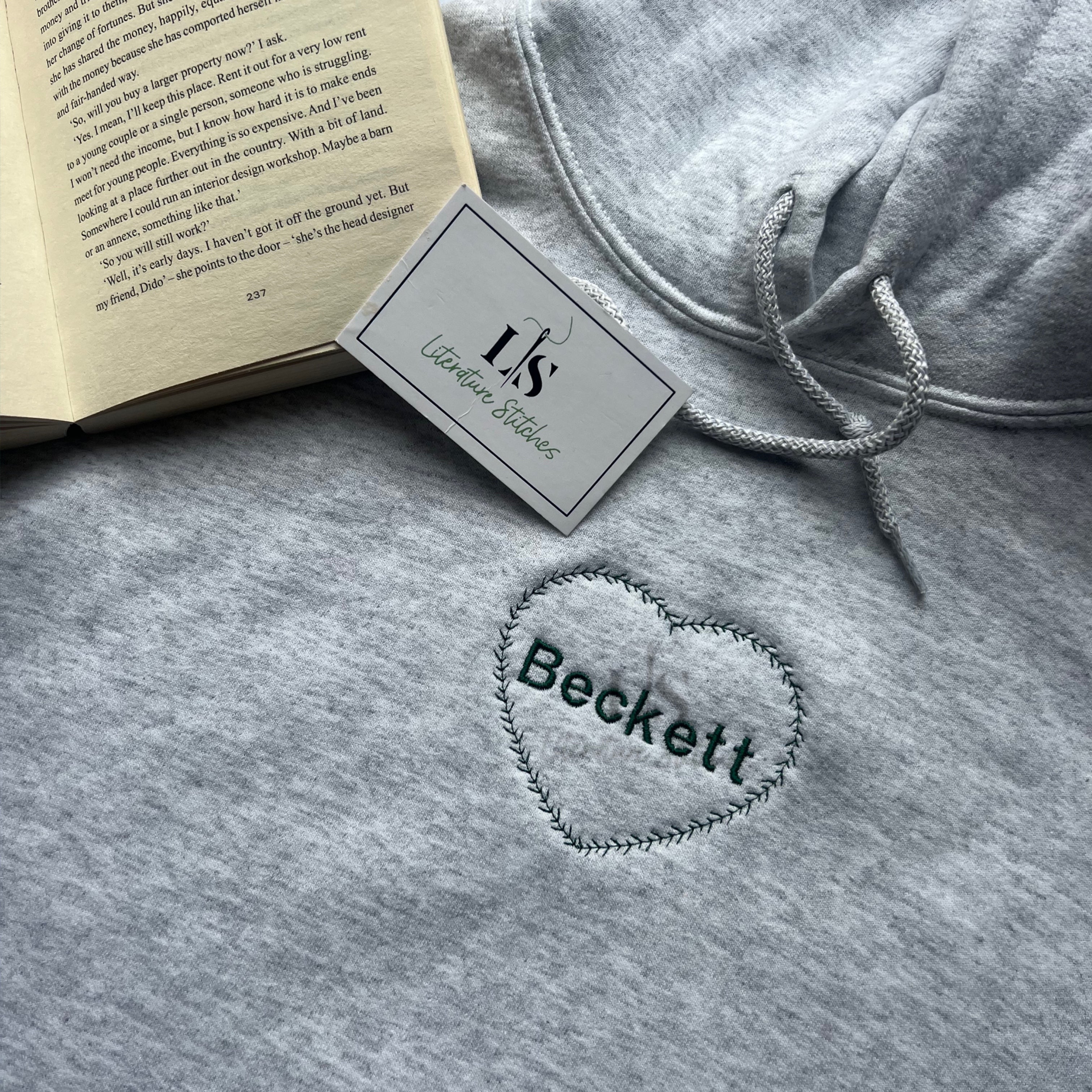 custom book boyfriend hoodie