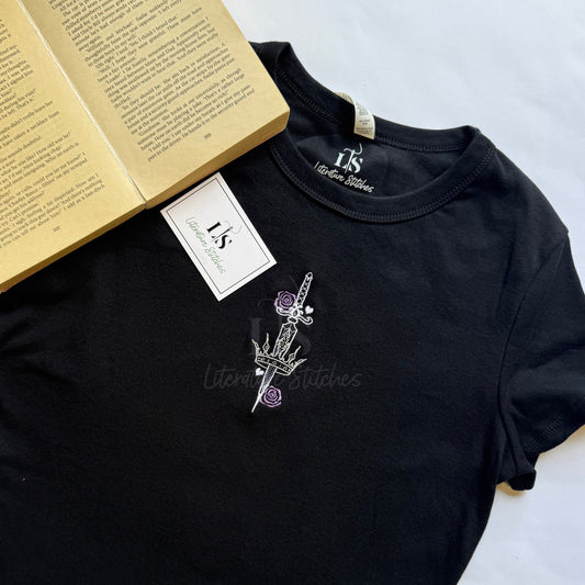 Romantasy Dagger - Baby Tee