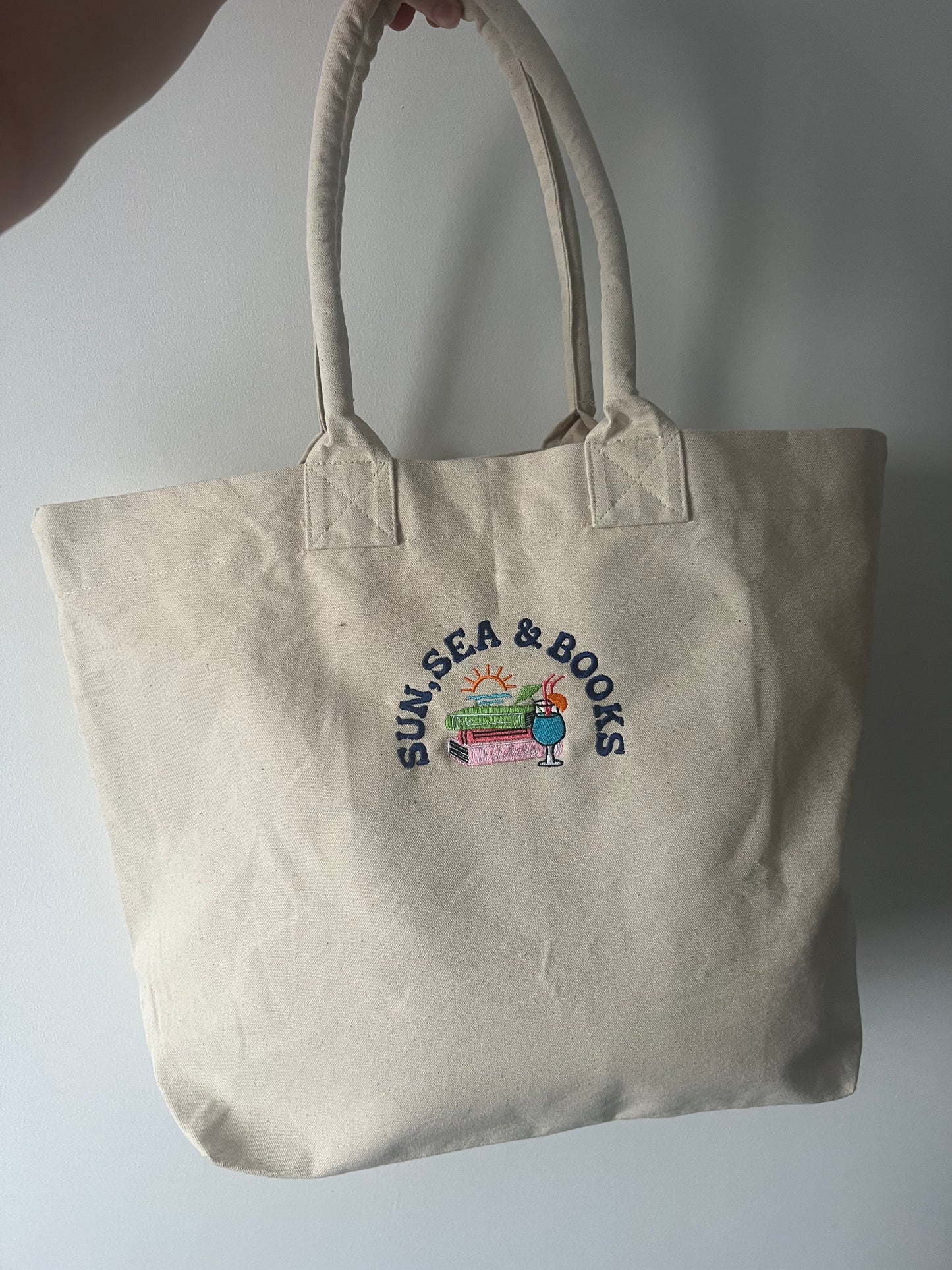 Sun Sea & Books Beach Bag