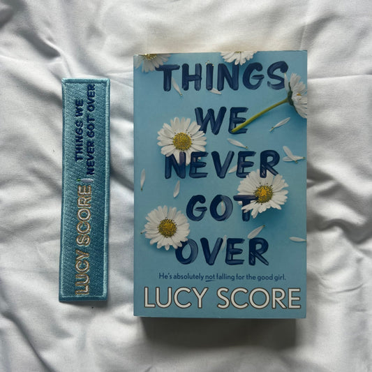 Things We Never Got Over Embroidered bookmark