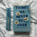 Things We Never Got Over Embroidered bookmark