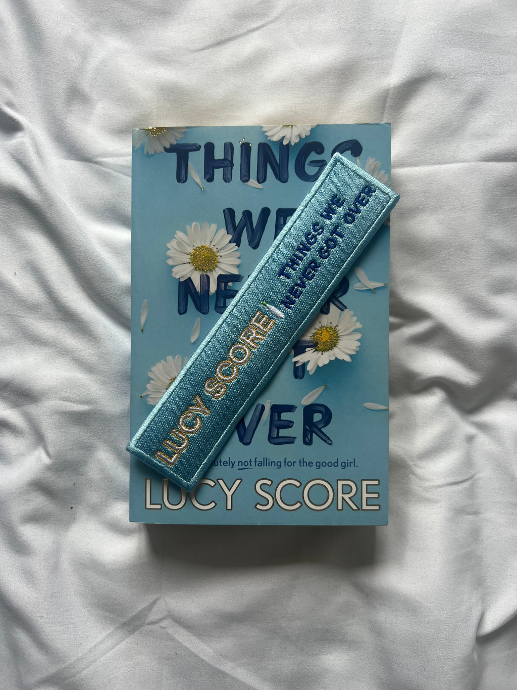 Things We Never Got Over Embroidered bookmark