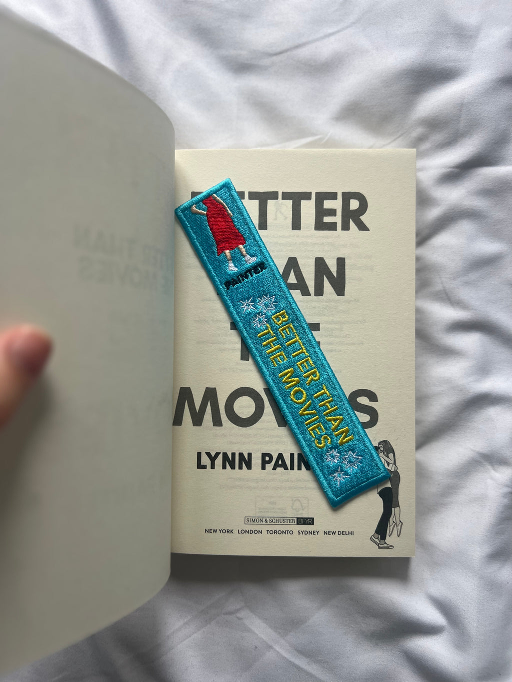 Better than the Movies Embroidered bookmark