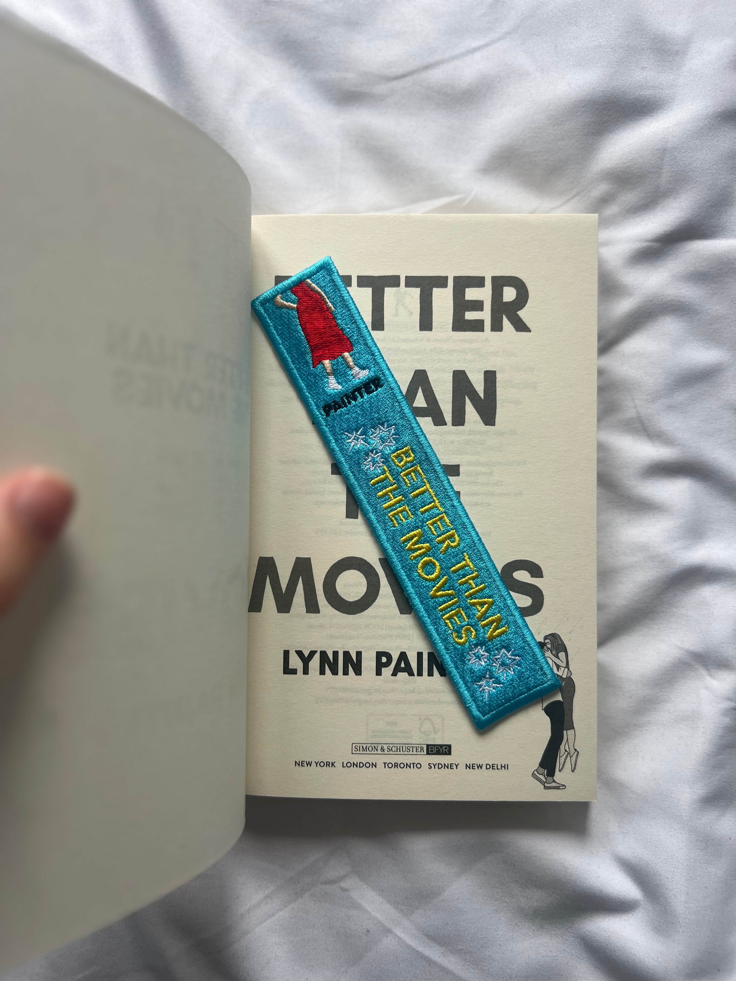Better than the Movies Embroidered bookmark