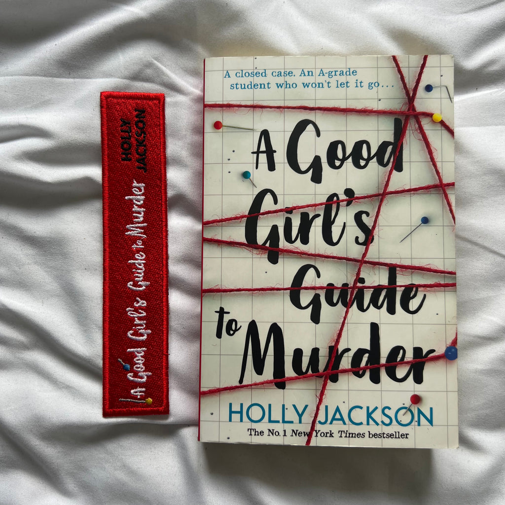 A Good Girls Guide To Murder Embroidered bookmark